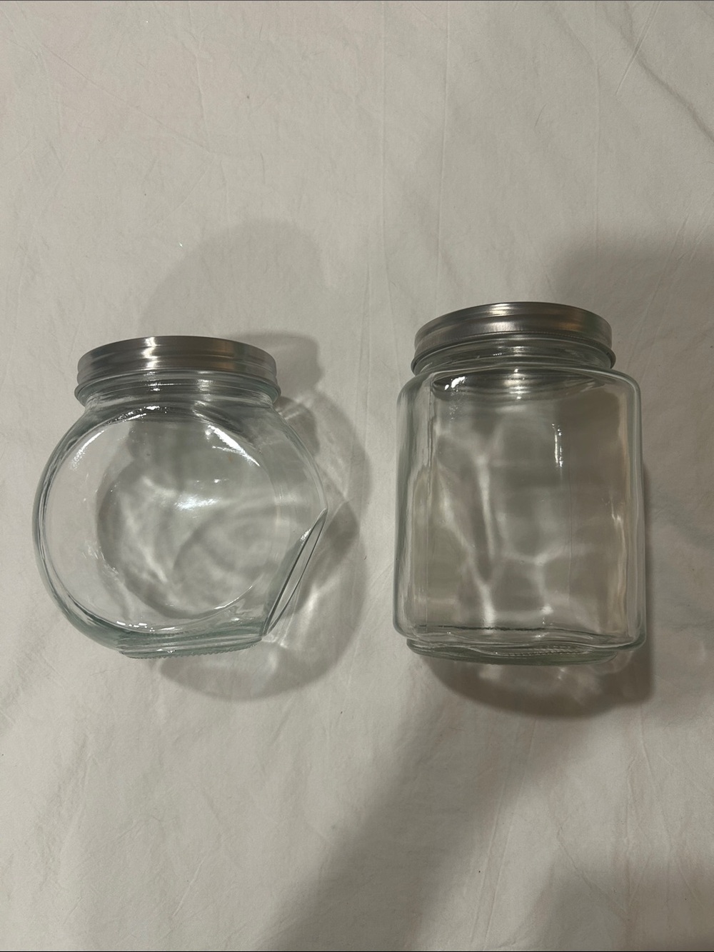 Two jars.
